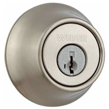 Image for Weiser Elements Single Cylinder Deadbolt (Satin Nickel) from HD Supply