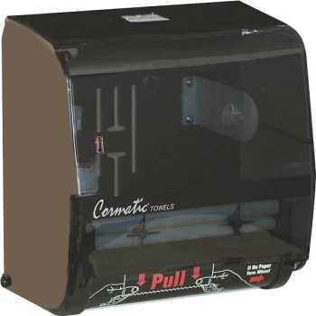 Image for Cormatic Vuall Translucent High-Capacity Roll Towel Dispenser (Smoke Gray) from HD Supply