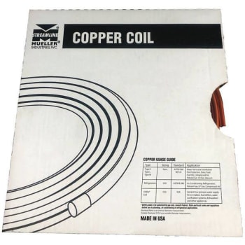 Image for Mueller Streamline 1/4 In. X 25 Ft. Copper Utility Coil from HD Supply