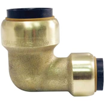 Image for Tectite 3/4 In. X 1/2 In. Push-To-Connect 90-Degree Reducer Elbow (Brass) from HD Supply