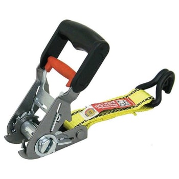 Image for Progrip BOT 16 ft. x 1-1/4 ft. 3000 Lb. Tie Down w/ Ratchet And J-Hooks from HD Supply