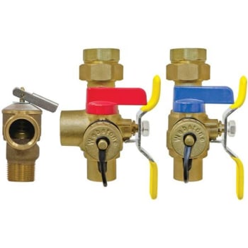 Image for Nibco Isolator Exp 3/4" Ips Union X Swt Tankless Water Heater Service Valve Kit from HD Supply