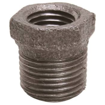 ProPlus 1 In. X 3/4 In. Black Malleable Bushing