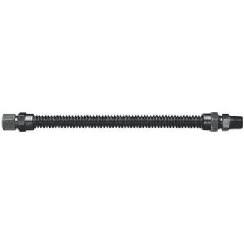 Image for Watts 3/8 In. Od 1/4 In. Id 1/2 In. Mnpt X 1/2 In. Mnpt 36 In. Long Black Stainless Steel Hearth Connector from HD Supply
