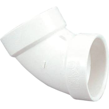 Image for Nibco 3 In. PVC DWV 60-Degree Hub X Hub Elbow Fitting from HD Supply