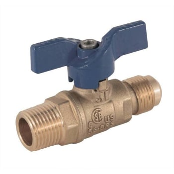 Image for Jomar 3/8 In. Flare X 1/2 In. Mip Gas Ball Valve from HD Supply