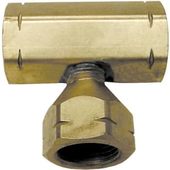 Mec Female Pol X Female Pol X Female Pol 1-1/8 In. Nut Size Manifold Tee Block W/ Out Check