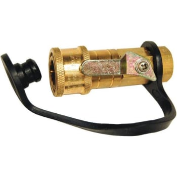 Image for Mec 1/4 In. FNPT Low Pressure Quick Disconnect W/ Shutoff Valve And Dust Cap from HD Supply