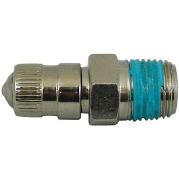 Mec 1/8 In. Mnpt Standard Pressure Test Tap Valve With Brass Cap And Everseal