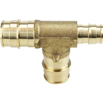 Image for Apollo 3/4" X 1/2" X  3/4", PEX-A Expansion Barb Reducing Tee, Brass from HD Supply