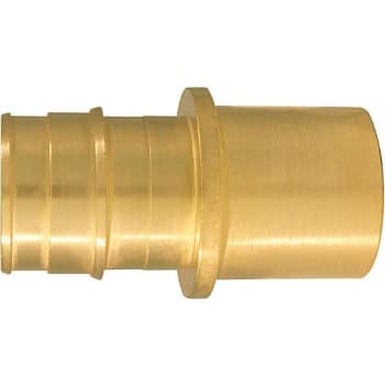 Apollo PEX-A Barb Male Sweat Adapter, 1" x 1", Brass