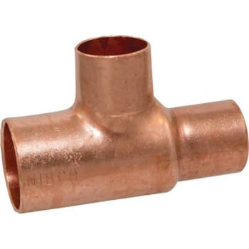 Image for Nibco 1 In. X 3/4 In. X 3/4 In. Copper Pressure All Cup Tee Fitting from HD Supply