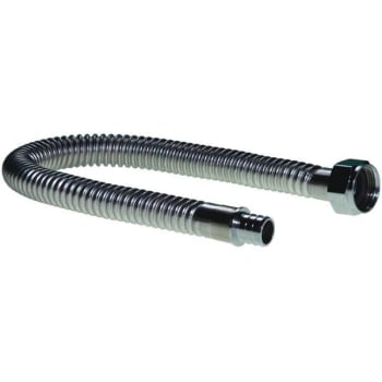 Image for Falcon Stainless 3/4 In. O.d. Stainless Steel Flex Connector W/ 3/4 In. Fip X Pex Barb X 18 In. from HD Supply