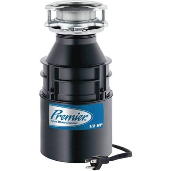 Image for Premier 1/2 Hp Continuous Feed Garbage Disposal With Factory Installed Power Cord from HD Supply