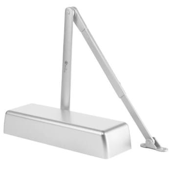 Arrow Grd 1 Reg Sf Clsr Hydrlc Tri Mnt P/P Dbl Lvr Arm W/Pa Brckt Plst Cr Size 1