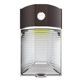 Image for Halo Mini Led Wall Pack, 15w, 2000 Lumens, 3cct Select, Unv, Bronze from HD Supply