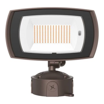 Image for Halo Arch Led Wall Flood Light 45w, 5000lm, 5cct Select, Bronze from HD Supply