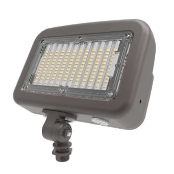 Image for Halo Led Flood Light 60w, 7000 Lumen, Selectable Cct, Dusk To Dawn, Bronze from HD Supply