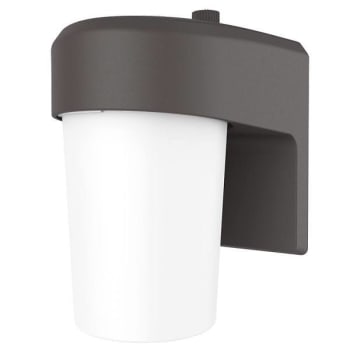 Image for Halo Led Entry Wall Sconce, 600 Lumens, 5000k, Bronze from HD Supply