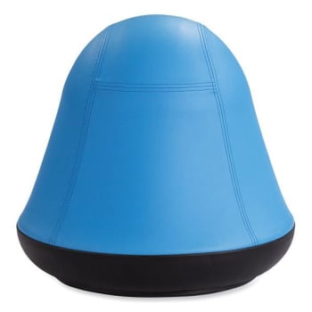 Image for Safco Runtz™ Swivel Ball Chair, Backless, 16.75" High, Baby Blue Vinyl from HD Supply