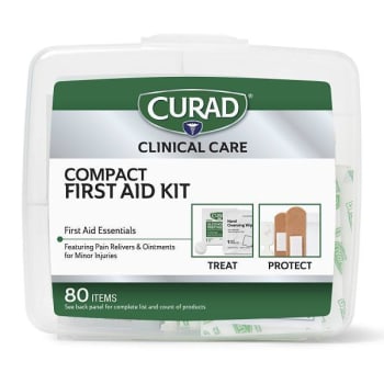 Curad 80pc First Aid Kit With Over-The-Counter Medicine