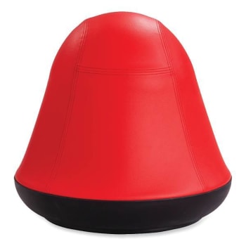 Image for Safco Runtz™ Swivel Ball Chair, Backless, 16.75" High, Red Vinyl from HD Supply