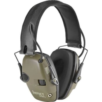 Image for Honeywell Howard Leight NRR 22 Impact Sport Sound Amplification Folding Earmuff from HD Supply