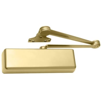 Image for Lcn Grd 1 Sf Dr Closer X Duty Arm Ps Mnt 180 Dg Swing Adj Size 1-6 Brass from HD Supply