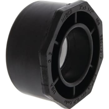 Image for Nibco 3 In. X 1-1/2 In. ABS DWV Spigot X Hub Flush Bushing from HD Supply