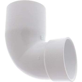 Image for Nibco 4 In. X 3 In. PVC DWV 90-Degree Spigot X Hub Street Closet Elbow from HD Supply