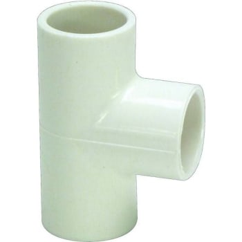 Image for ProPlus 1 In. X 1 In. X 1/2 In. PVC Sch 40 Slip Tee from HD Supply