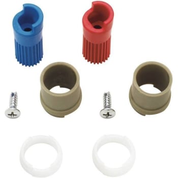 Image for Moen Stem Extension Kit Hot And Cold Side Monticello Widespread (Red/Blue) from HD Supply