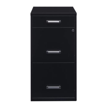 Image for Space Solutions 18" Deep 3 Drawer Organizer File Cabinet, Black from HD Supply