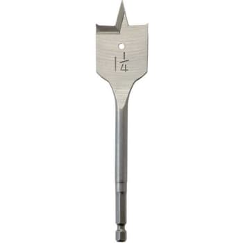 Image for Milwaukee 1-1/4 in. x 6 in. High Speed Steel Flat Wood Boring Bit from HD Supply