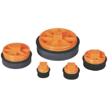Test-Tite Combo T-Cone Test Plug For 3 In. Sch 40 And Copper Dwv, 2 In. Cast-Iron Hub