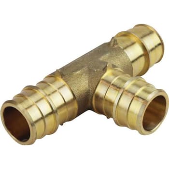 Image for Apollo 3/4 In. Brass PEX-A Barb Tee Fitting from HD Supply