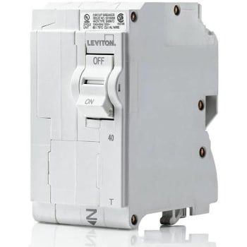 Image for Leviton 40 Amp 120 V/240 V Standard 2-Pole Thermal Magnetic Branch Circuit Breaker from HD Supply