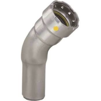Image for Viega Megapressg 1/2 In. X 1/2 In. Carbon Steel 45-Deg. Ftg Street Elbow Fitting from HD Supply