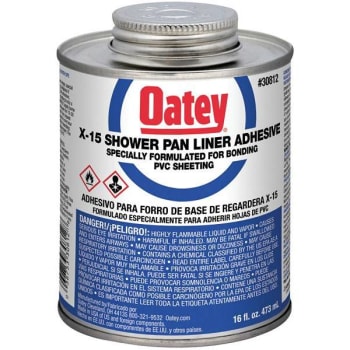 Oatey 16 Oz. X-15 PVC Shower Pan Liner Adhesive Cement