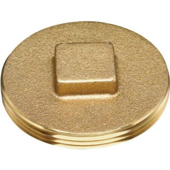 Image for Oatey 2 In. Brass Threaded Cleanout Plug from HD Supply