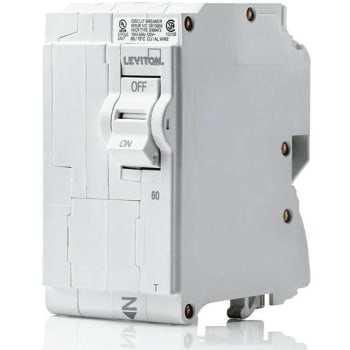 Image for Leviton 60 Amp 120 V/240 V Standard 2-Pole Thermal Magnetic Branch Circuit Breaker from HD Supply