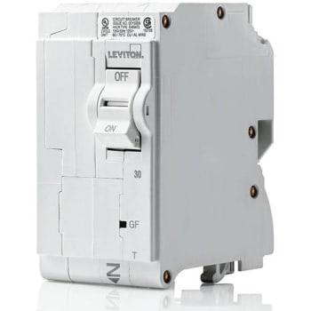Image for Leviton 30 Amp 120 V/240 V Gfci 2-Pole Thermal Magnetic Branch Circuit Breaker from HD Supply