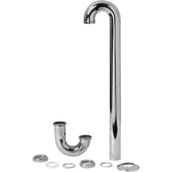Image for Dearborn Brass 1-1/2 in. 20-Gauge Brass Sink Drain S-Trap, Chrome-Plated from HD Supply