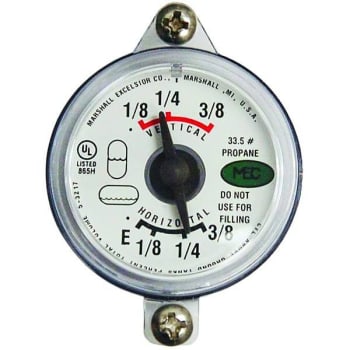 Image for Mec 33 Lb. Lift Truck Float Gauge 3/4 In. Npt W/ Tabbed Dial And 2 Mounting Screws from HD Supply