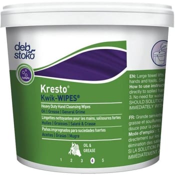 Image for Deb Kresto Kwik-Wipes Heavy-Duty Hand Wipes Bucket from HD Supply