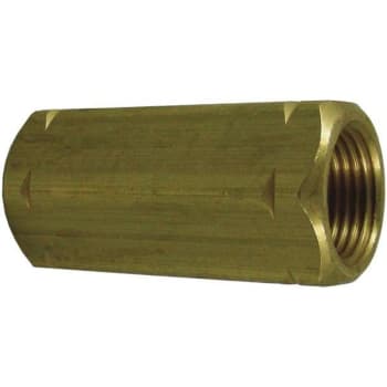 Image for Mec Female Pol X Female Pol Single Piece Adapter Brass from HD Supply
