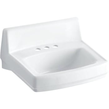 Image for Kohler Greenwich 20-3/4 In. White Wall-Mounted Vitreous China Bathroom Sink W/ Overflow Drain from HD Supply