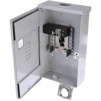 Image for Siemens Eq 200a 4-Space 8-Circuit Outdoor Mobile Home Main Breaker Load Center from HD Supply