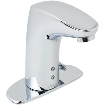 Image for Symmons Battery-Powered Touchless Bathroom Faucet With Deck Plate (Chrome) from HD Supply