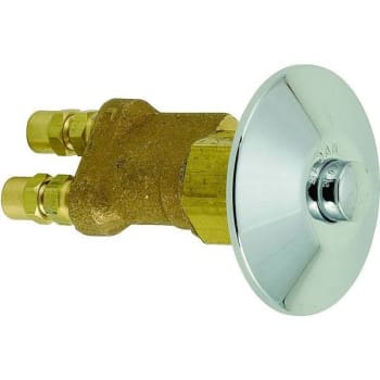 Sloan Hy100a-1 Metal Push-Button Assembly (Chrome Plated)